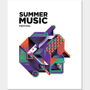 Summer Music Festival Posters and Art